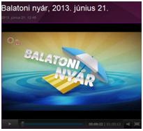 MTVA - Balatoni Nyár c. műsora