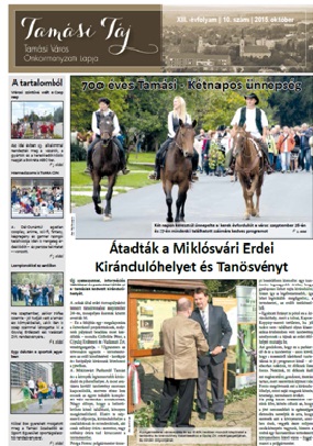 Tamási Táj 2015. októberi száma
