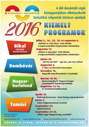 Dél-Dunántúli Kiemelt Programok 2016