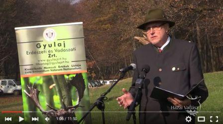 Prof. Dr. Faragó Sándor, az NyME rektorának beszéde a trófeaszemlén